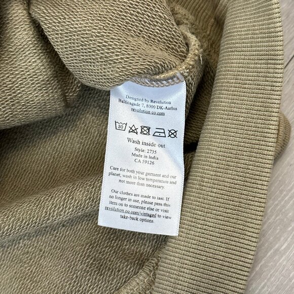 NWT Revolution of 1995 - Men's Mushroom Embroidered Oversized Hoodie Size Large - Picture 9 of 14